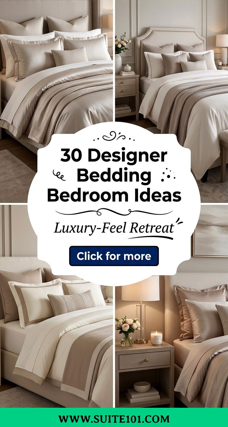 30 Designer Bedding Bedroom Ideas for a Luxury-Feel Retreat - 30 Designer Bedding Bedroom Ideas for a Luxury-Feel Retreat