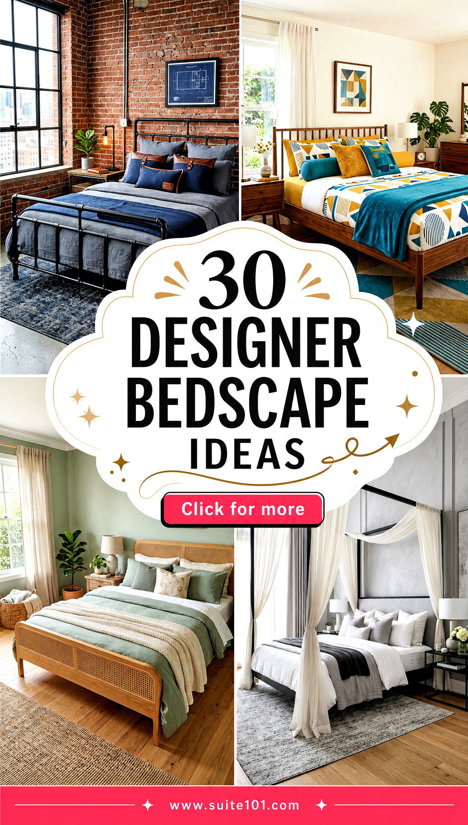 30 Designer Bedscape Ideas That Turn Any Bedroom Into Wow - 30 Designer Bedscape Ideas That Turn Any Bedroom Into Wow