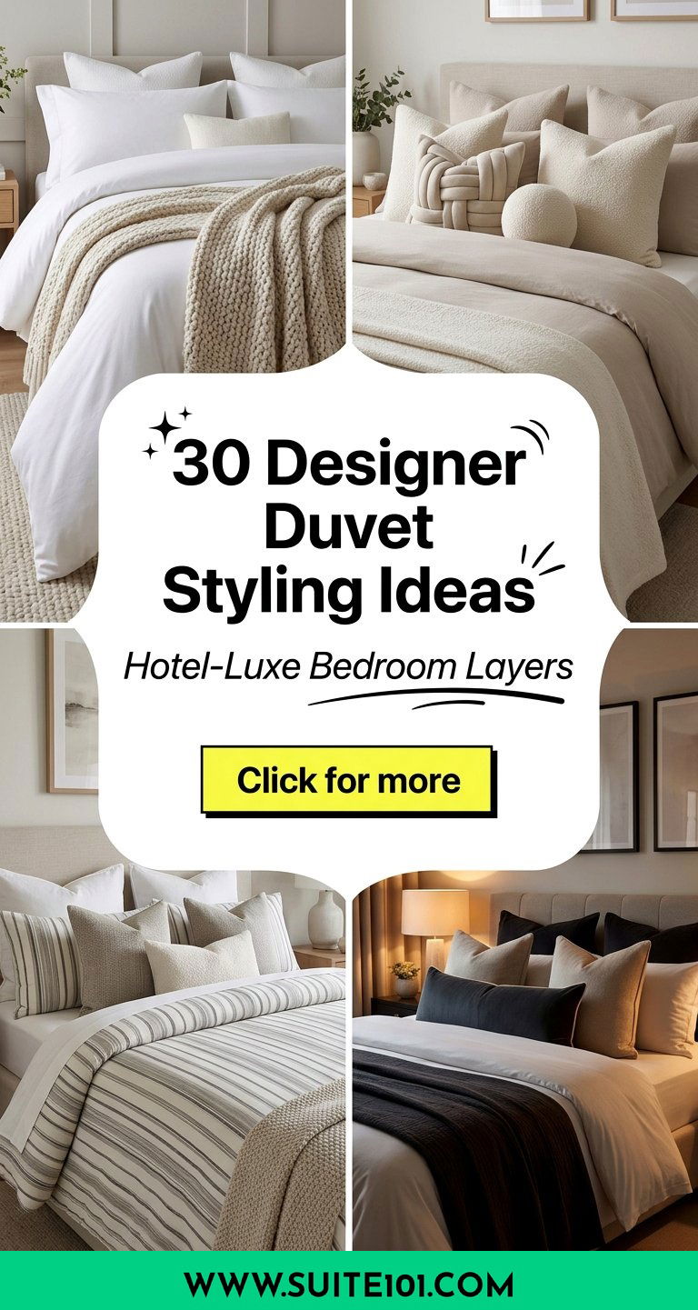 30 Designer Duvet Styling Ideas For Hotel-Luxe Bedroom Layers - 30 Designer Duvet Styling Ideas For Hotel-Luxe Bedroom Layers