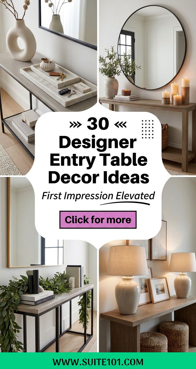 30 Designer Entry Table Decor Ideas To Elevate First Impressions - 30 Designer Entry Table Decor Ideas To Elevate First Impressions
