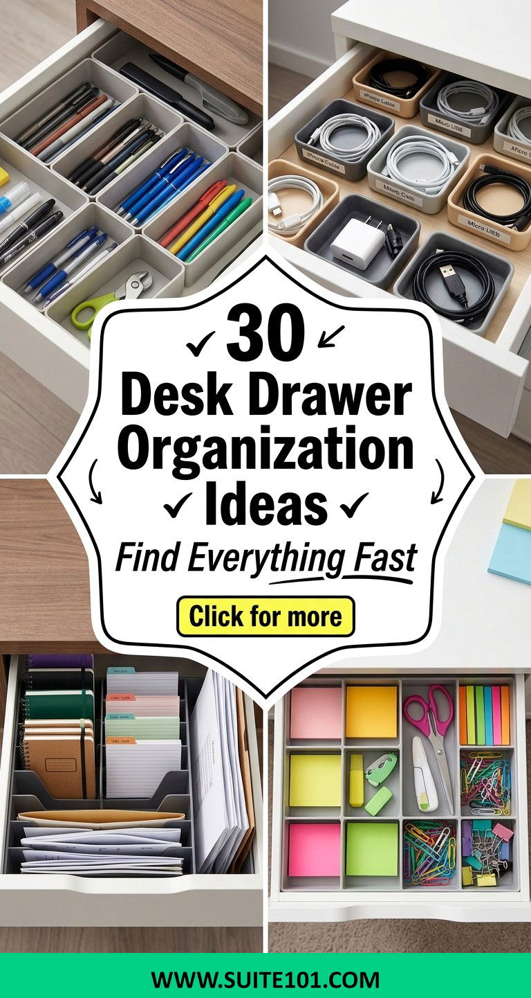 30 Desk Drawer Organization Ideas Find Everything Fast - 30 Desk Drawer Organization Ideas: Find Everything Fast