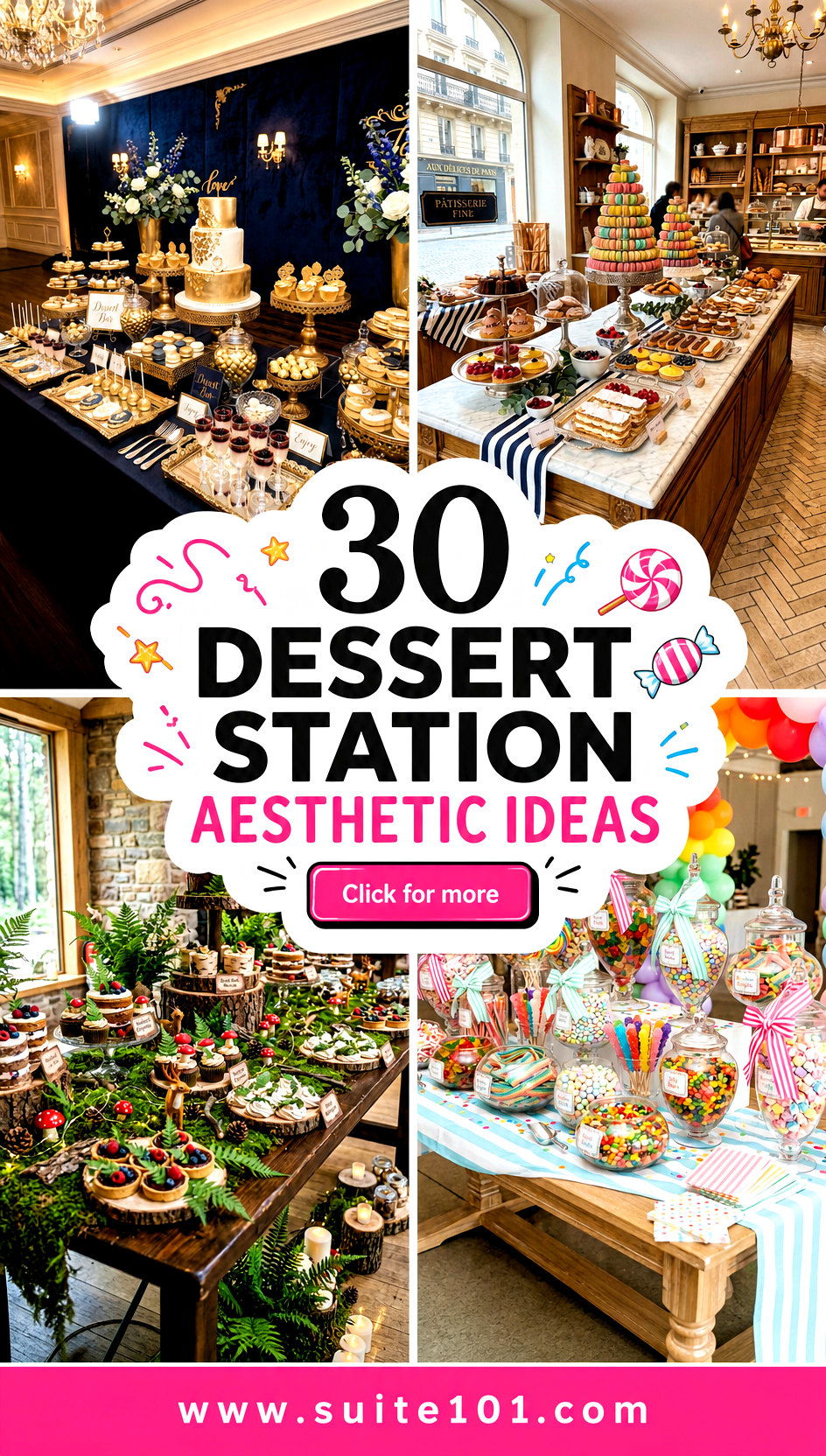 30 Dessert Station Aesthetic Ideas for the Perfect Party Finish - 30 Dessert Station Aesthetic Ideas for the Perfect Party Finish