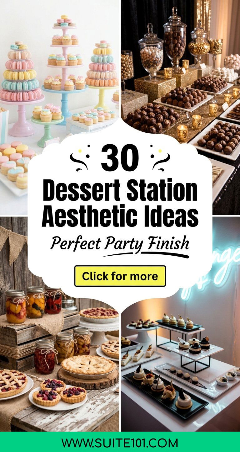 30 Dessert Station Aesthetic Ideas for the Perfect Party Finish - 30 Dessert Station Aesthetic Ideas for the Perfect Party Finish