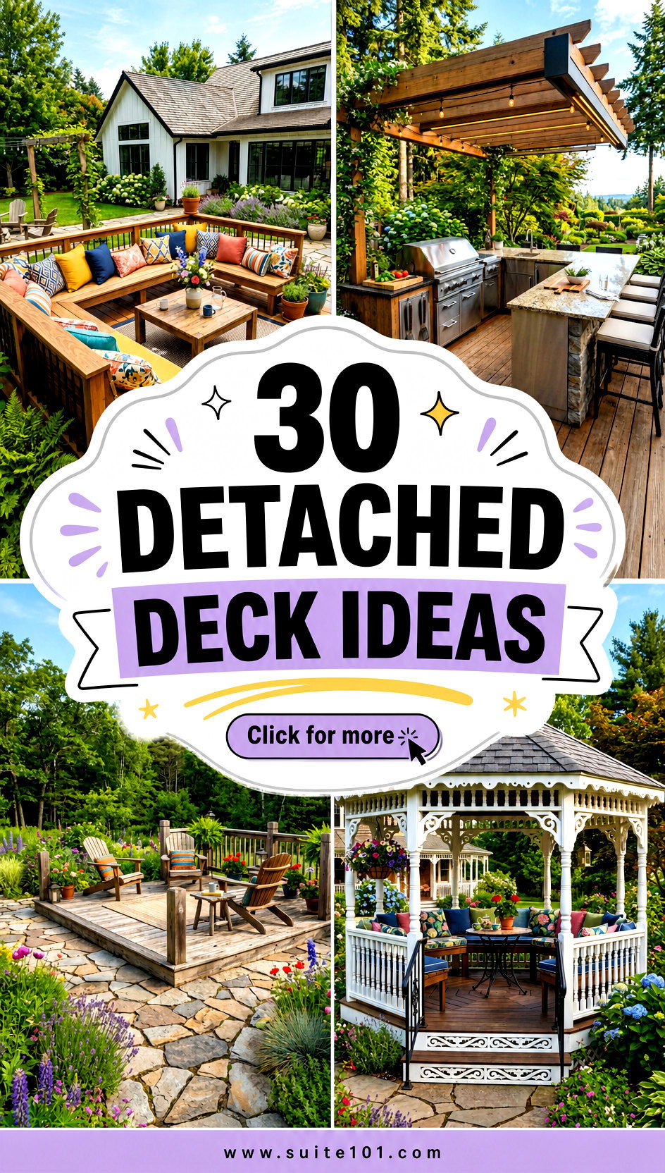 30 Detached Deck Ideas Build a Cozy Outdoor Entertaining Spot - 30 Detached Deck Ideas: Build a Cozy Outdoor Entertaining Spot