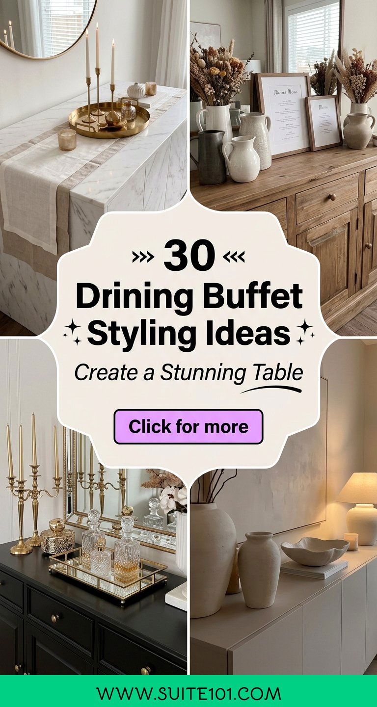 30 Dining Buffet Styling Ideas Create a Stunning Table Look - 30 Dining Buffet Styling Ideas: Create a Stunning Table Look