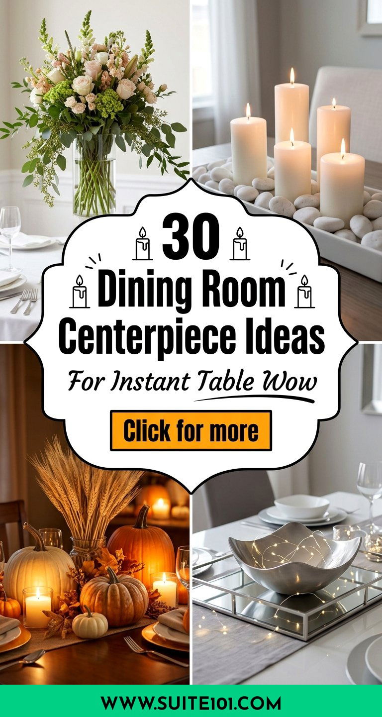 30 Dining Room Centerpiece Ideas For Instant Table Wow Looks - 30 Dining Room Centerpiece Ideas For Instant Table Wow Looks