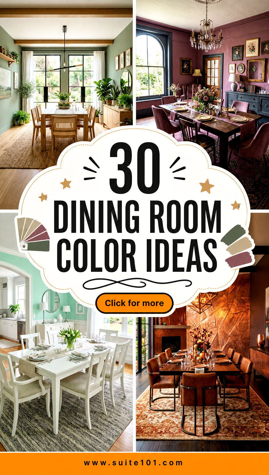 30 Dining Room Color Ideas Bold Palettes for Cozy Gatherings - 30 Dining Room Color Ideas: Bold Palettes for Cozy Gatherings