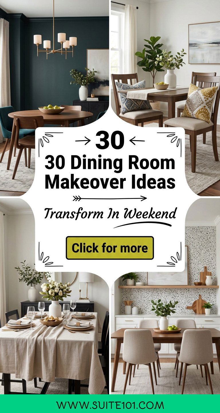 30 Dining Room Makeover Ideas That Transform In Weekend - 30 Dining Room Makeover Ideas That Transform In Weekend