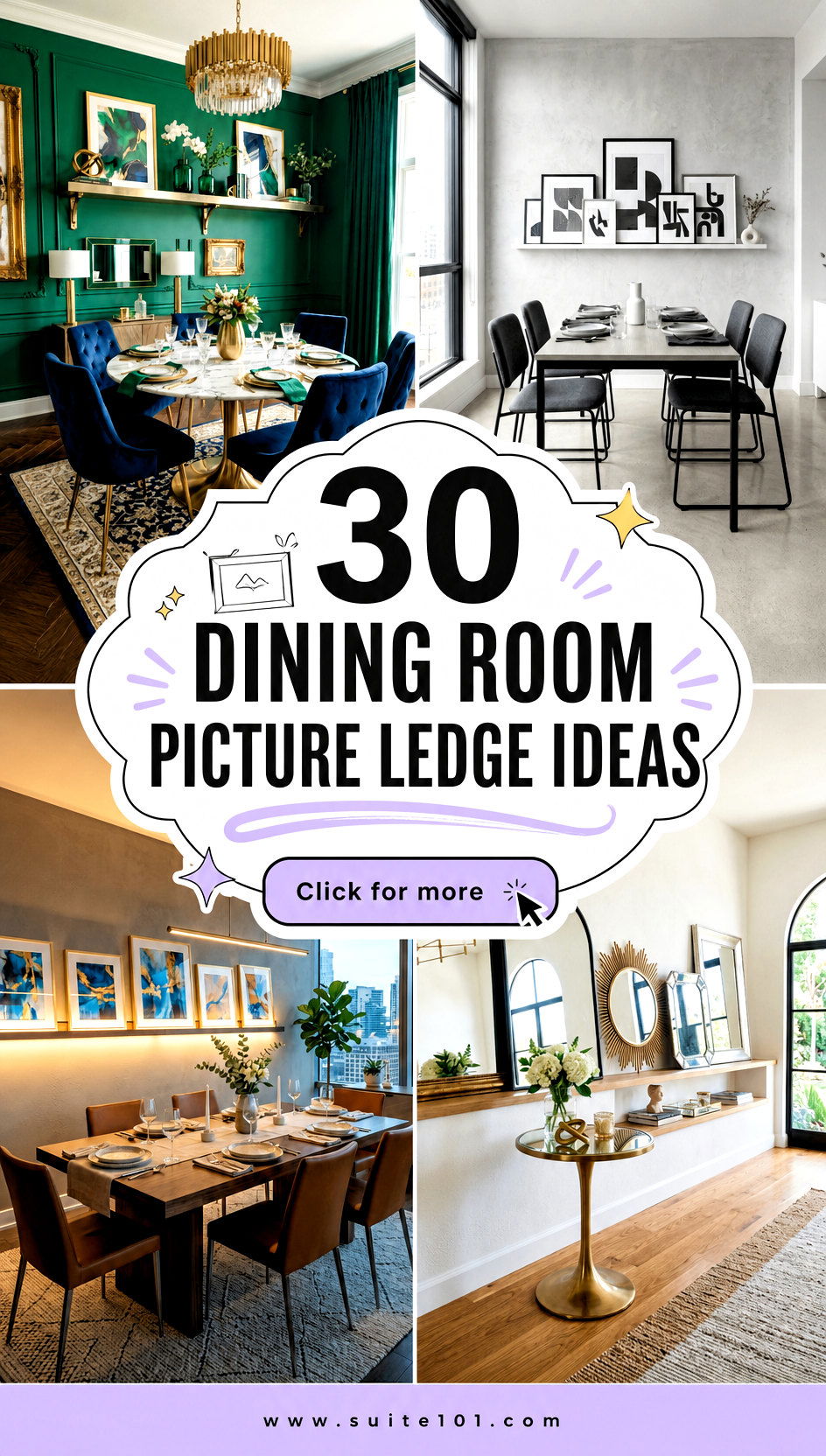 30 Dining Room Picture Ledge Ideas To Display Beautifully - 30 Dining Room Picture Ledge Ideas To Display Beautifully