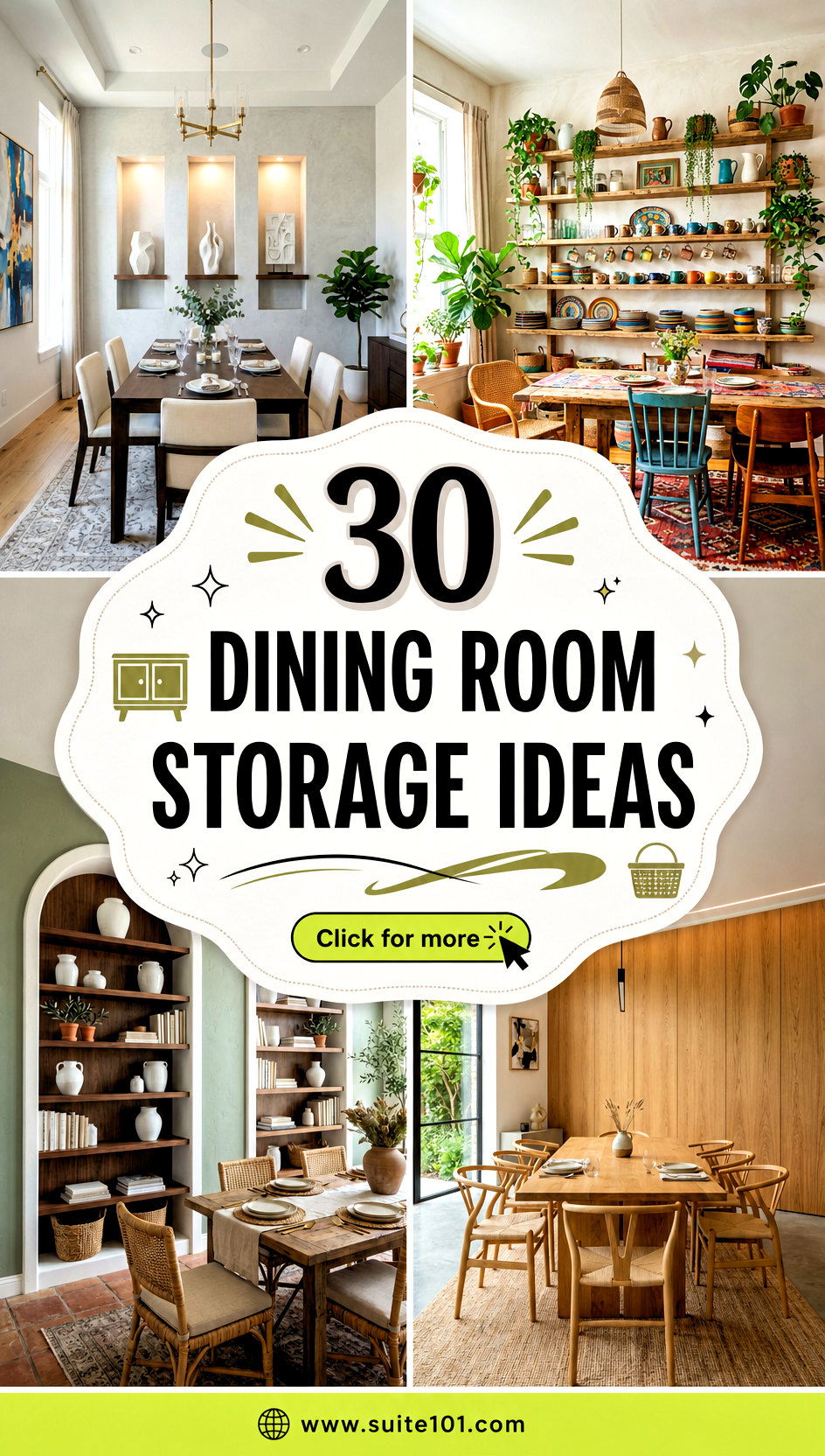 30 Dining Room Storage Ideas For A Cleaner Clutter-Free Layout - 30 Dining Room Storage Ideas For A Cleaner, Clutter-Free Layout