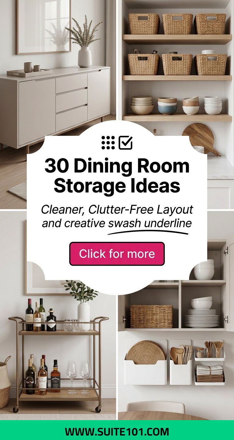 30 Dining Room Storage Ideas For A Cleaner Clutter-Free Layout - 30 Dining Room Storage Ideas For A Cleaner, Clutter-Free Layout
