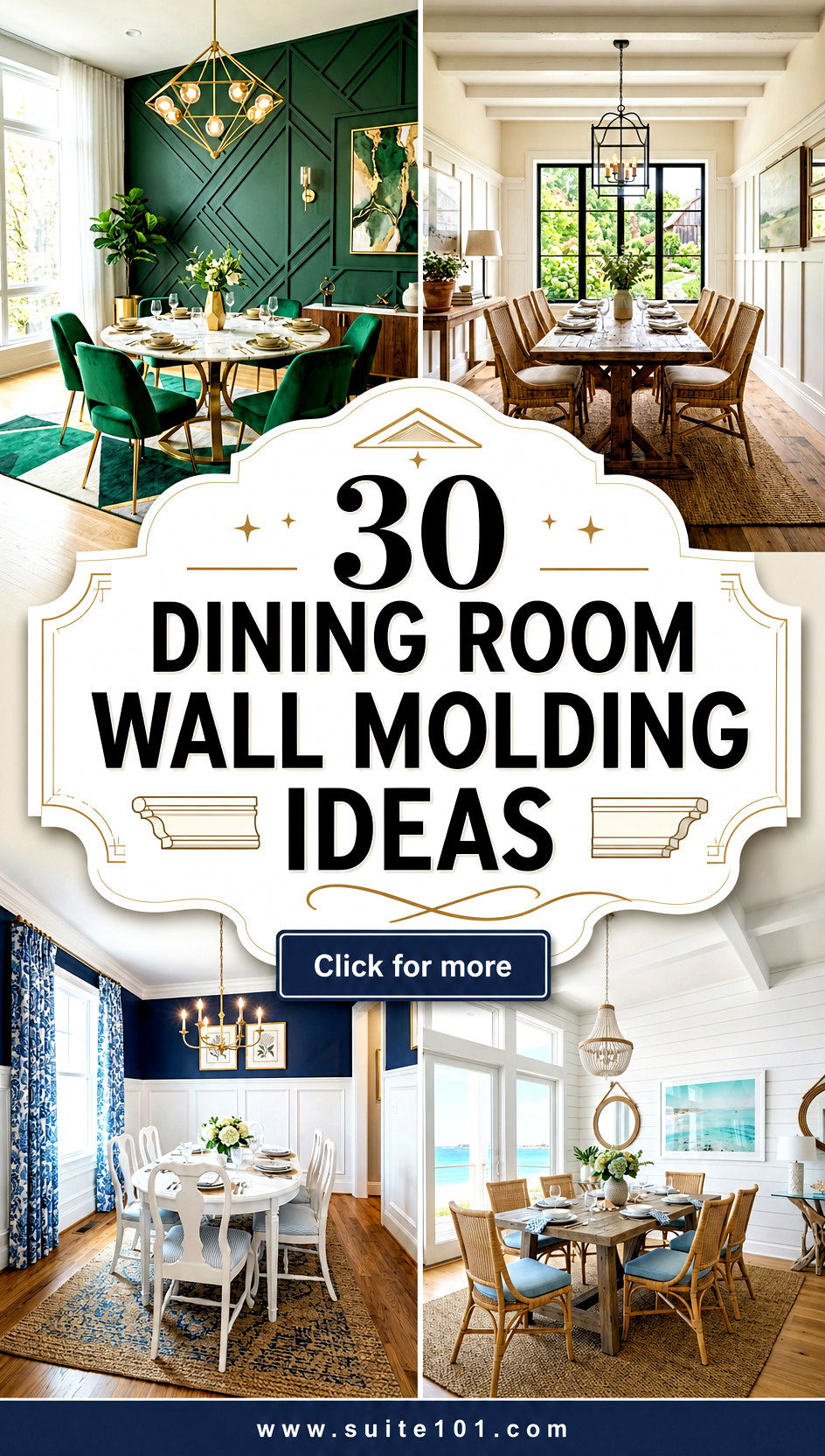 30 Dining Room Wall Molding Ideas to Elevate Every Meal - 30 Dining Room Wall Molding Ideas to Elevate Every Meal
