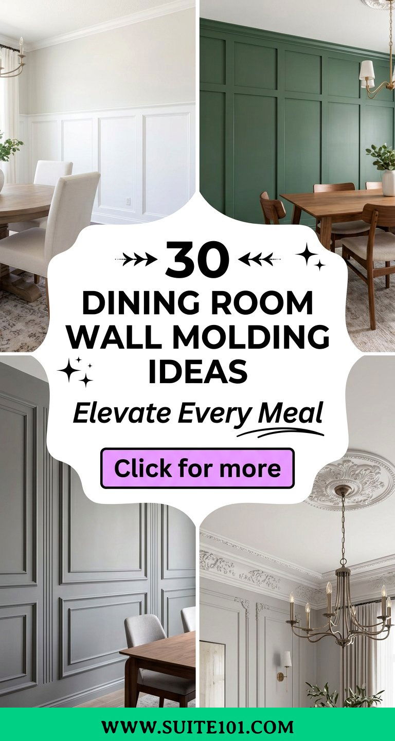30 Dining Room Wall Molding Ideas to Elevate Every Meal - 30 Dining Room Wall Molding Ideas to Elevate Every Meal