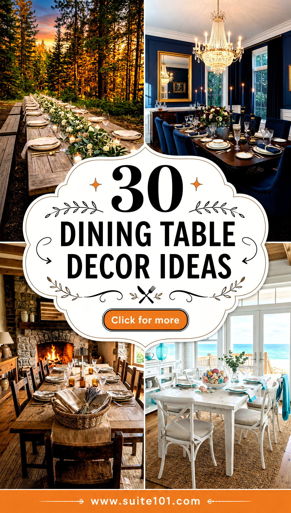 30 Dining Table Decor Ideas For A Stunning Seasonal Refresh - 30 Dining Table Decor Ideas For A Stunning Seasonal Refresh