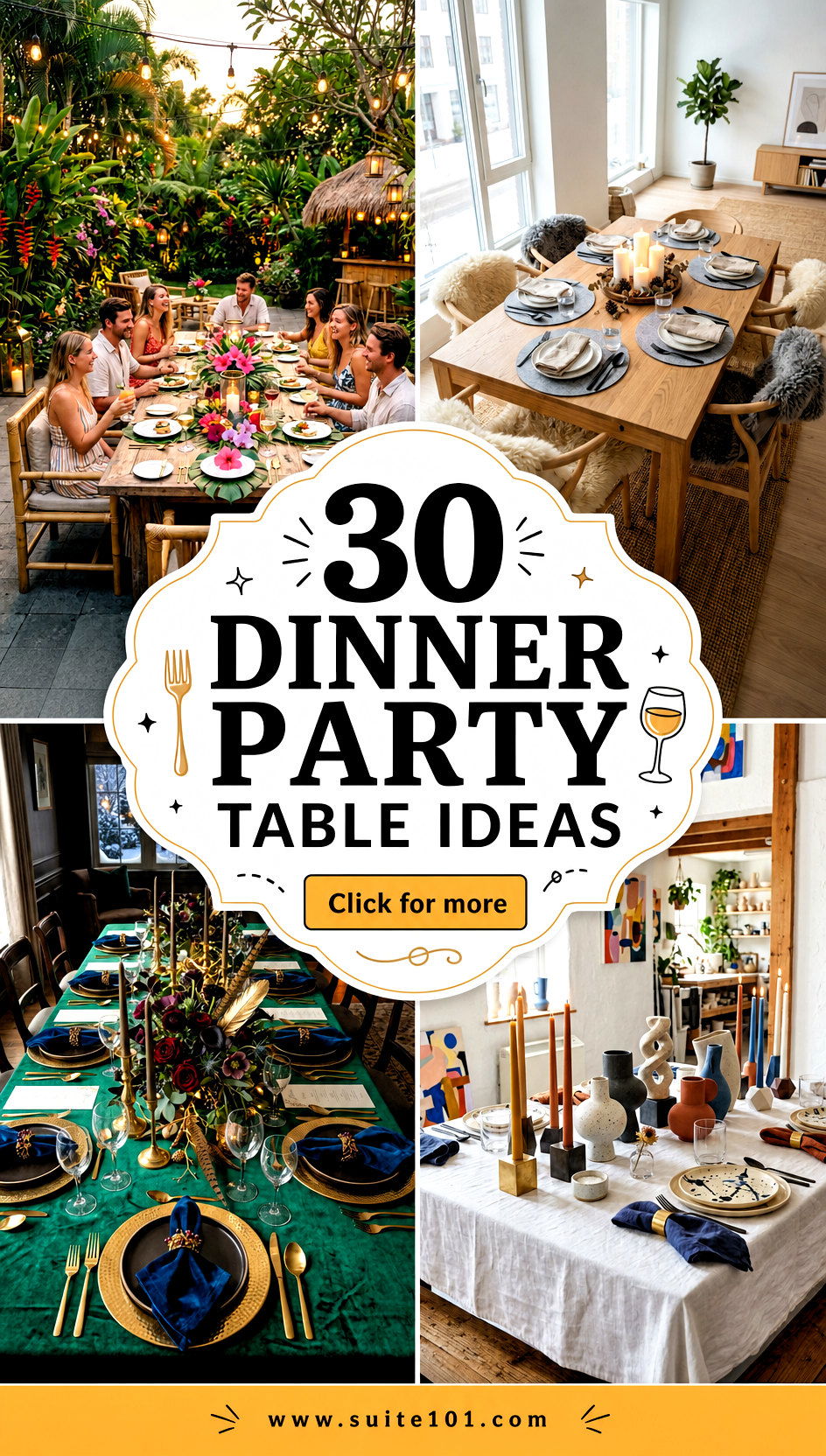 30 Dinner Party Table Ideas Aesthetic for Photo-Worthy Setups - 30 Dinner Party Table Ideas Aesthetic for Photo-Worthy Setups