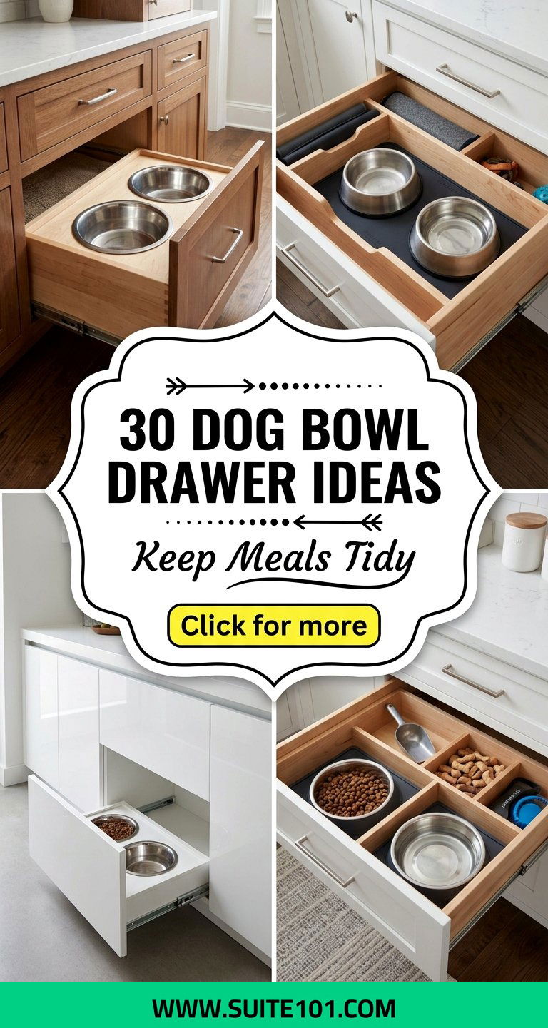 30 Dog Bowl Drawer Ideas to Keep Meals Tidy and Accessible - 30 Dog Bowl Drawer Ideas to Keep Meals Tidy and Accessible