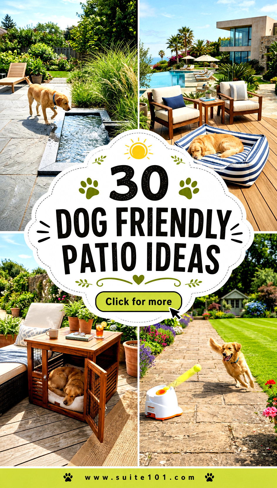 30 Dog Friendly Patio Ideas to Create a Pawsome Outdoor Hangout - 30 Dog Friendly Patio Ideas to Create a Pawsome Outdoor Hangout