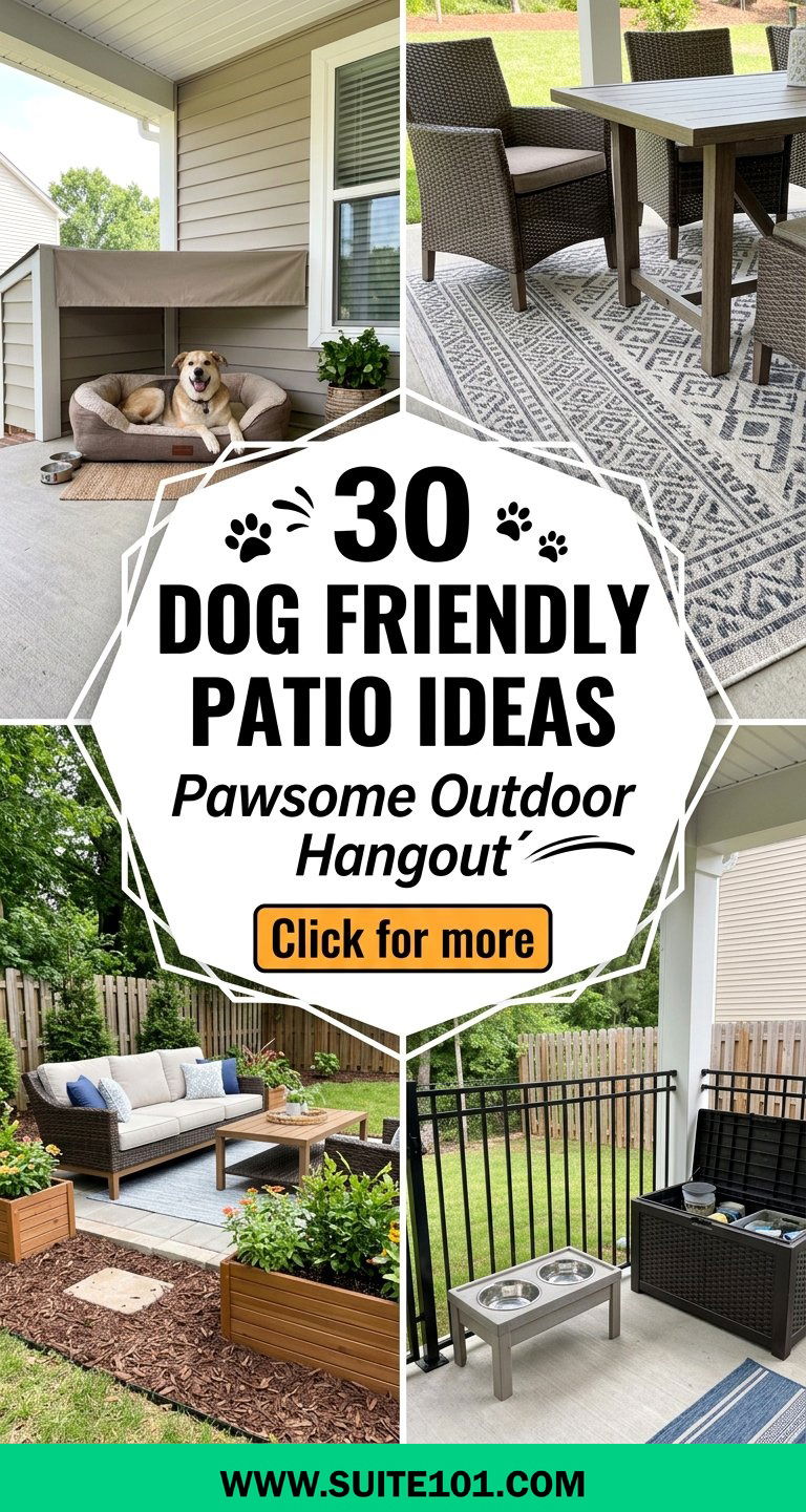 30 Dog Friendly Patio Ideas to Create a Pawsome Outdoor Hangout - 30 Dog Friendly Patio Ideas to Create a Pawsome Outdoor Hangout