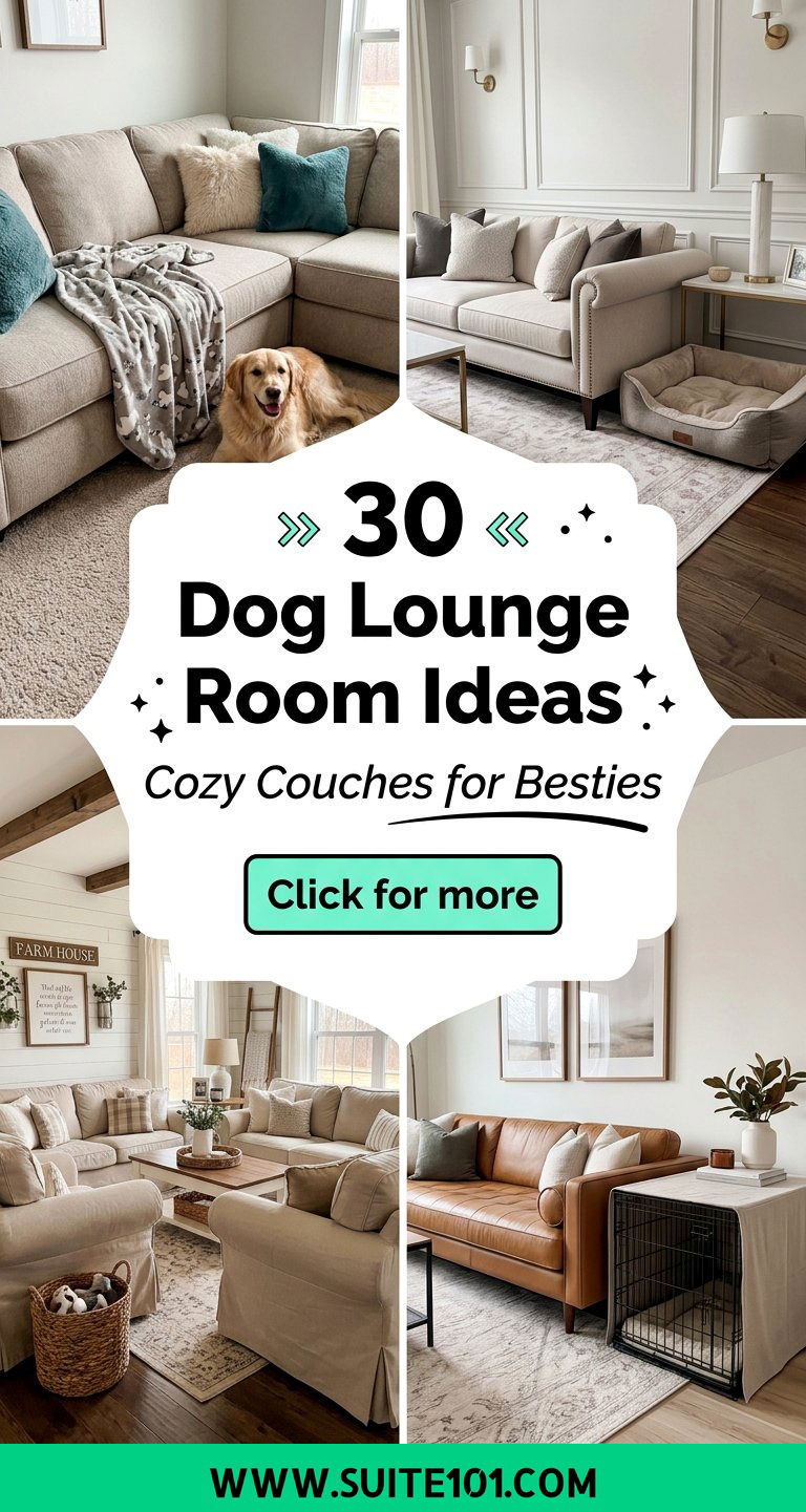 30 Dog Lounge Room Ideas for Cozy Couches and Besties Every Day - 30 Dog Lounge Room Ideas for Cozy Couches and Besties Every Day