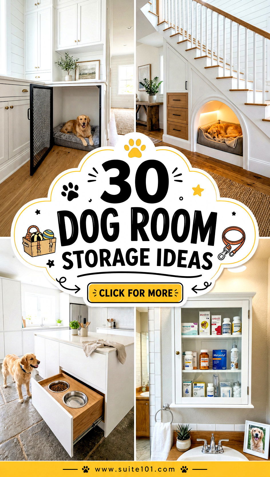 30 Dog Room Storage Ideas to Organize Toys Leashes and More - 30 Dog Room Storage Ideas to Organize Toys, Leashes, and More