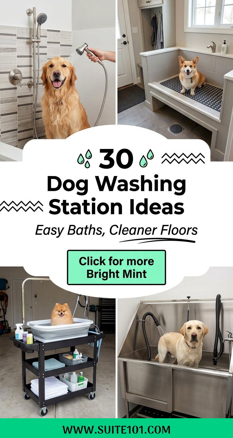 30 Dog Washing Station Ideas for Easy Baths and Cleaner Floors - 30 Dog Washing Station Ideas for Easy Baths and Cleaner Floors