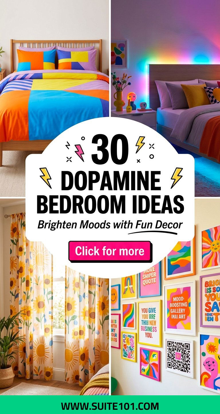 30 Dopamine Bedroom Ideas Brighten Moods with Fun Decor - 30 Dopamine Bedroom Ideas: Brighten Moods with Fun Decor