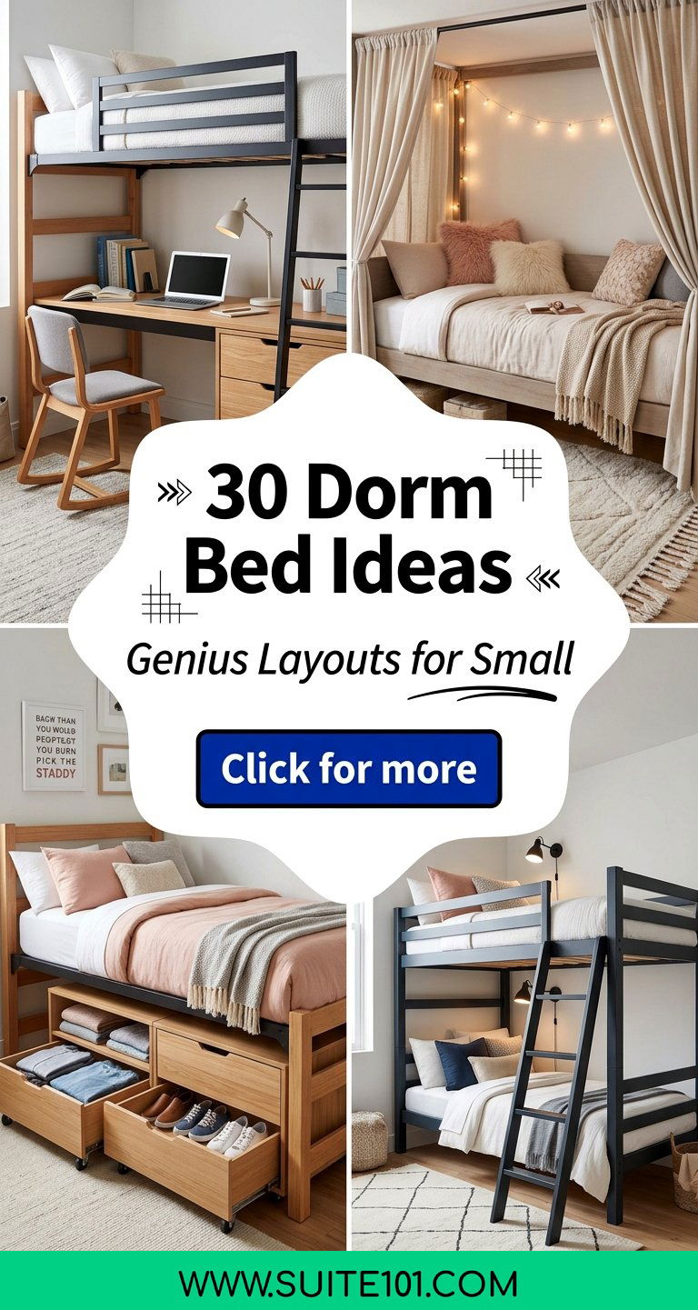 30 Dorm Bed Ideas Genius Layouts for Small Spaces Today - 30 Dorm Bed Ideas: Genius Layouts for Small Spaces Today