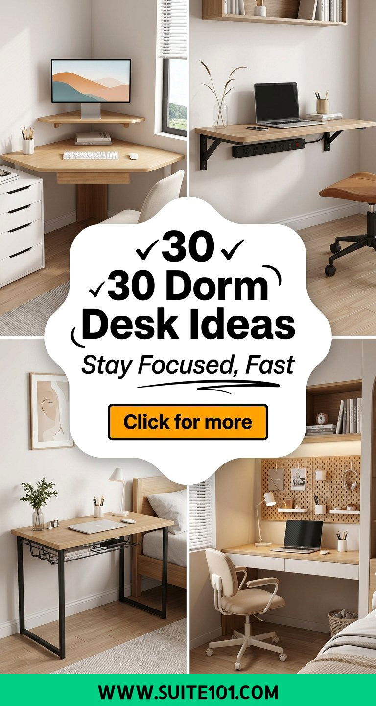 30 Dorm Desk Ideas Stay Focused with Smart Setup Tips Now - 30 Dorm Desk Ideas: Stay Focused with Smart Setup Tips Now