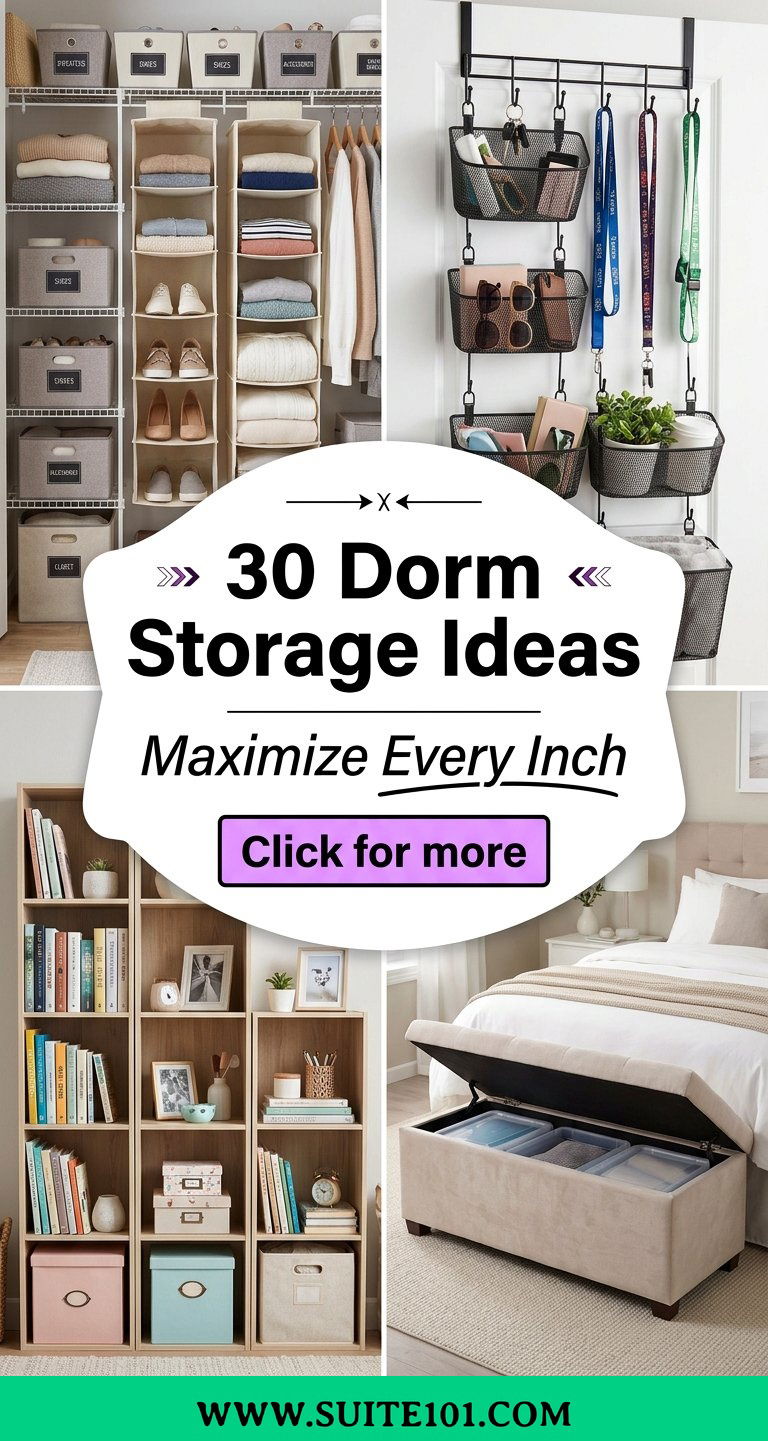 30 Dorm Storage Ideas Smart Tricks to Maximize Every Inch - 30 Dorm Storage Ideas: Smart Tricks to Maximize Every Inch