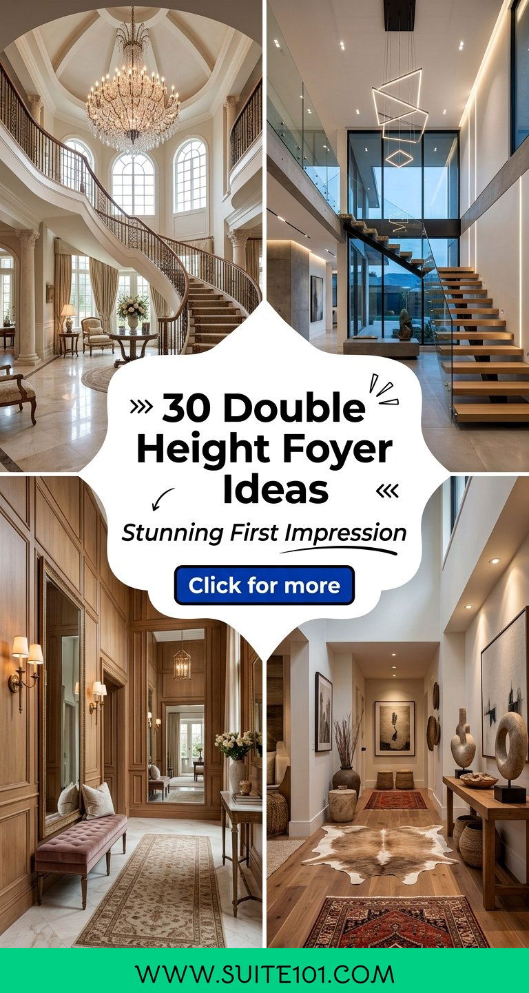 30 Double Height Foyer Ideas for a Stunning First Impression - 30 Double Height Foyer Ideas for a Stunning First Impression