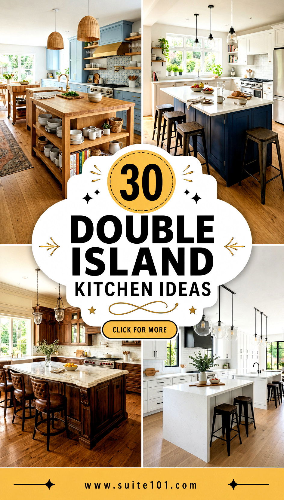 30 Double Island Kitchen Ideas Dream Layouts for Hosting - 30 Double Island Kitchen Ideas: Dream Layouts for Hosting