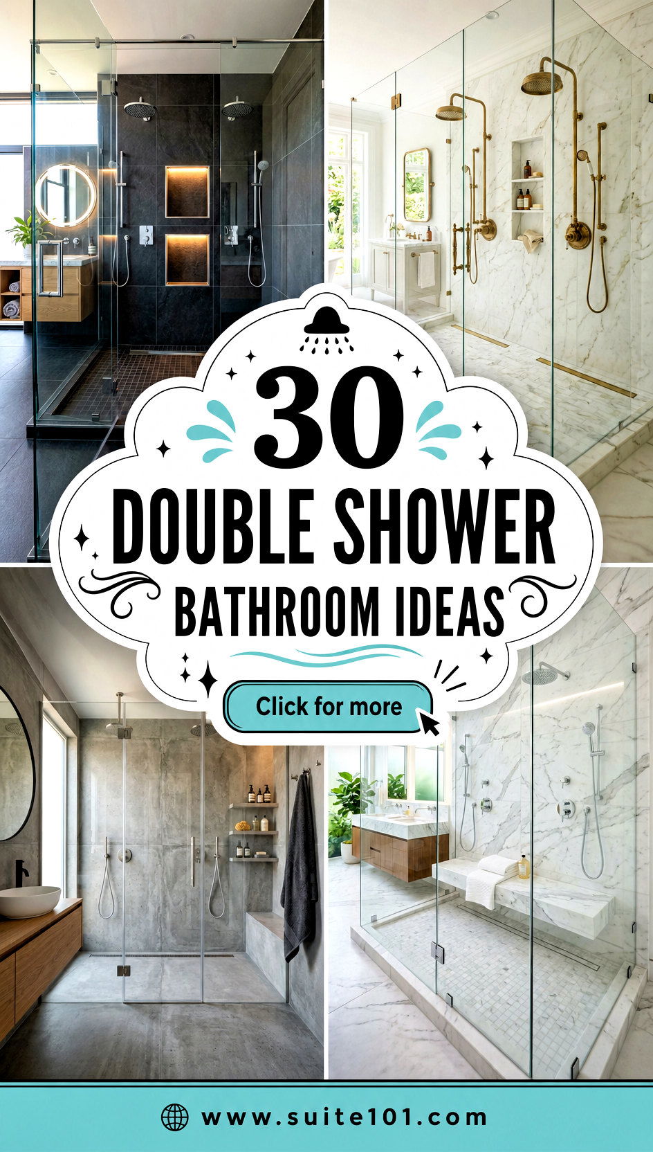 30 Double Shower Bathroom Ideas for a Luxury Spa-Ready Look - 30 Double Shower Bathroom Ideas for a Luxury, Spa-Ready Look