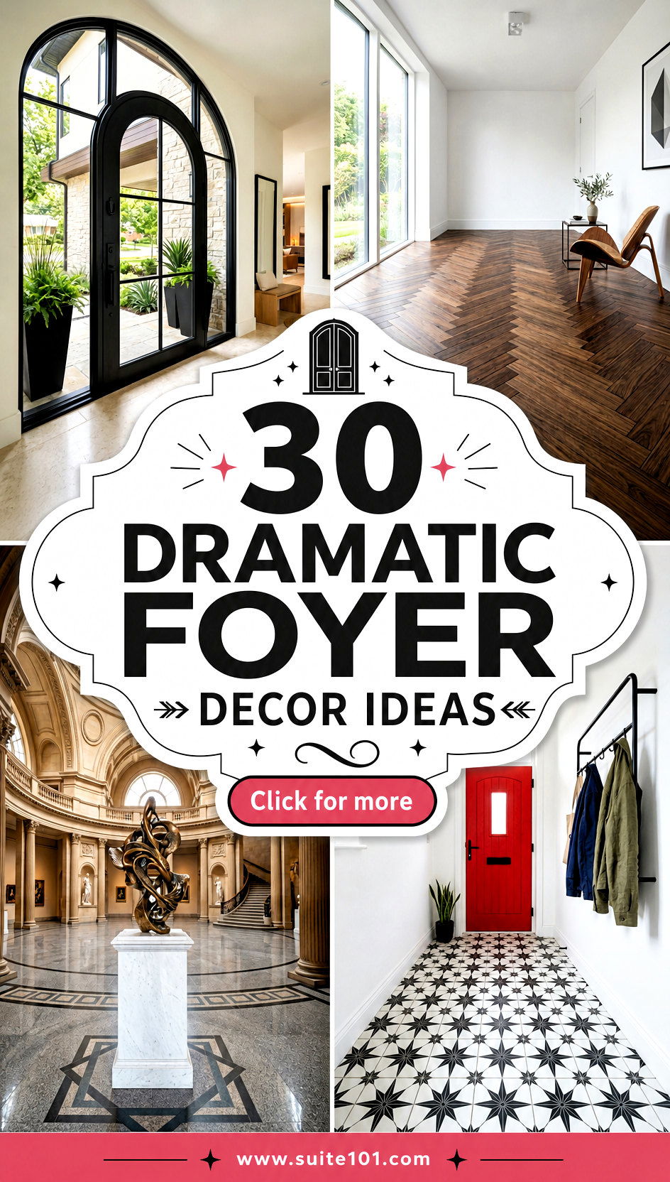 30 Dramatic Foyer Decor Ideas to Wow Guests From the Door - 30 Dramatic Foyer Decor Ideas to Wow Guests From the Door