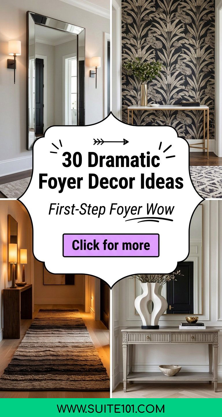 30 Dramatic Foyer Decor Ideas to Wow Guests From the Door - 30 Dramatic Foyer Decor Ideas to Wow Guests From the Door