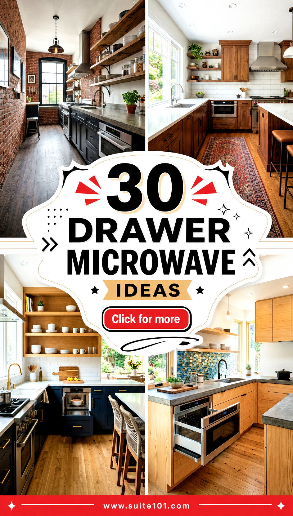 30 Drawer Microwave Ideas to Maximize Counter Space - 30 Drawer Microwave Ideas to Maximize Counter Space