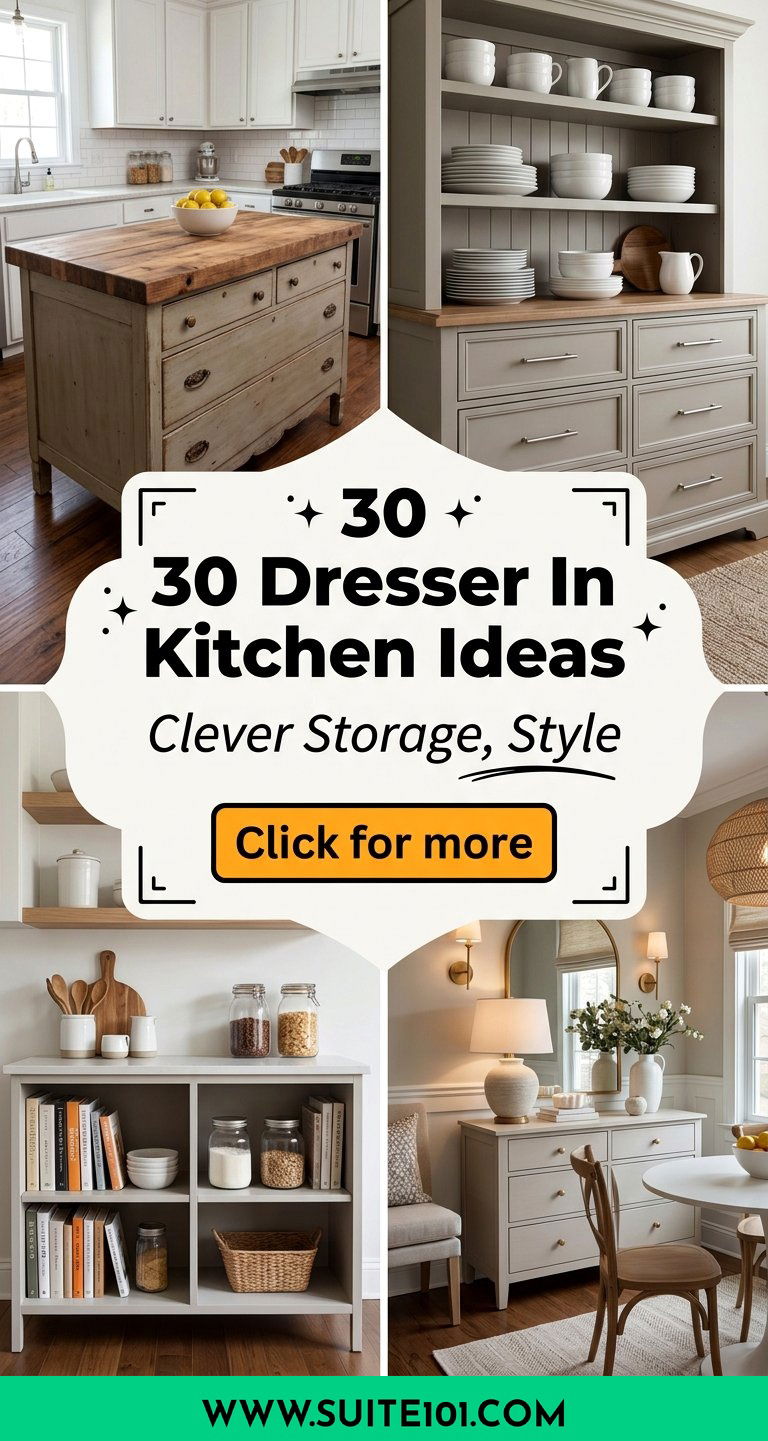 30 Dresser In Kitchen Ideas for Clever Storage and Style - 30 Dresser In Kitchen Ideas for Clever Storage and Style