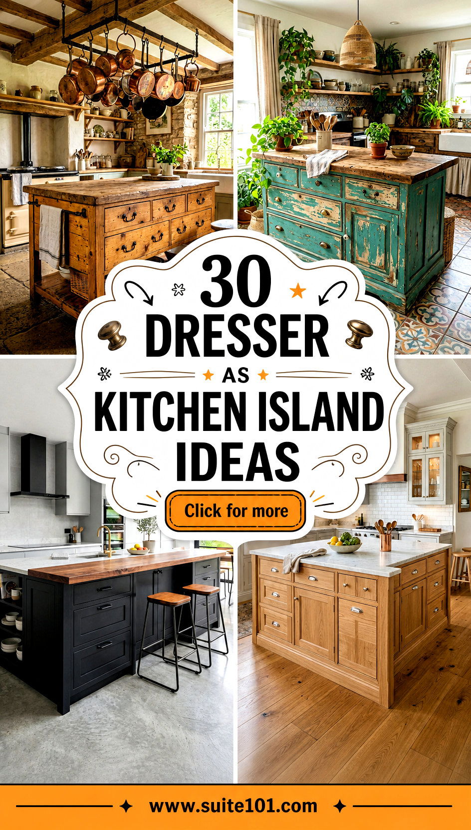 30 Dresser as Kitchen Island Ideas for Extra Storage Style - 30 Dresser as Kitchen Island Ideas for Extra Storage Style