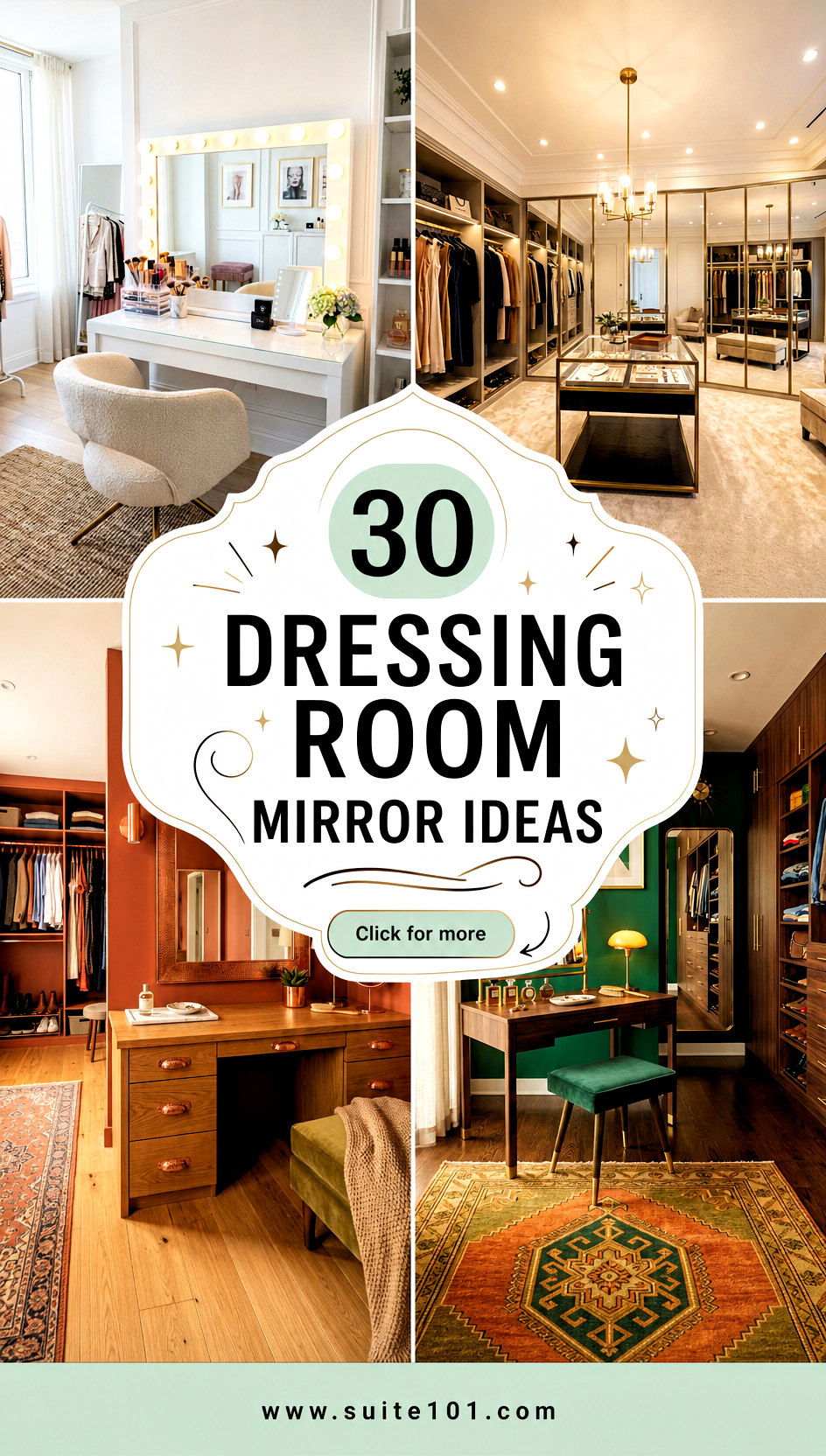 30 Dressing Room Mirror Ideas to Make Any Space Feel Bigger - 30 Dressing Room Mirror Ideas to Make Any Space Feel Bigger