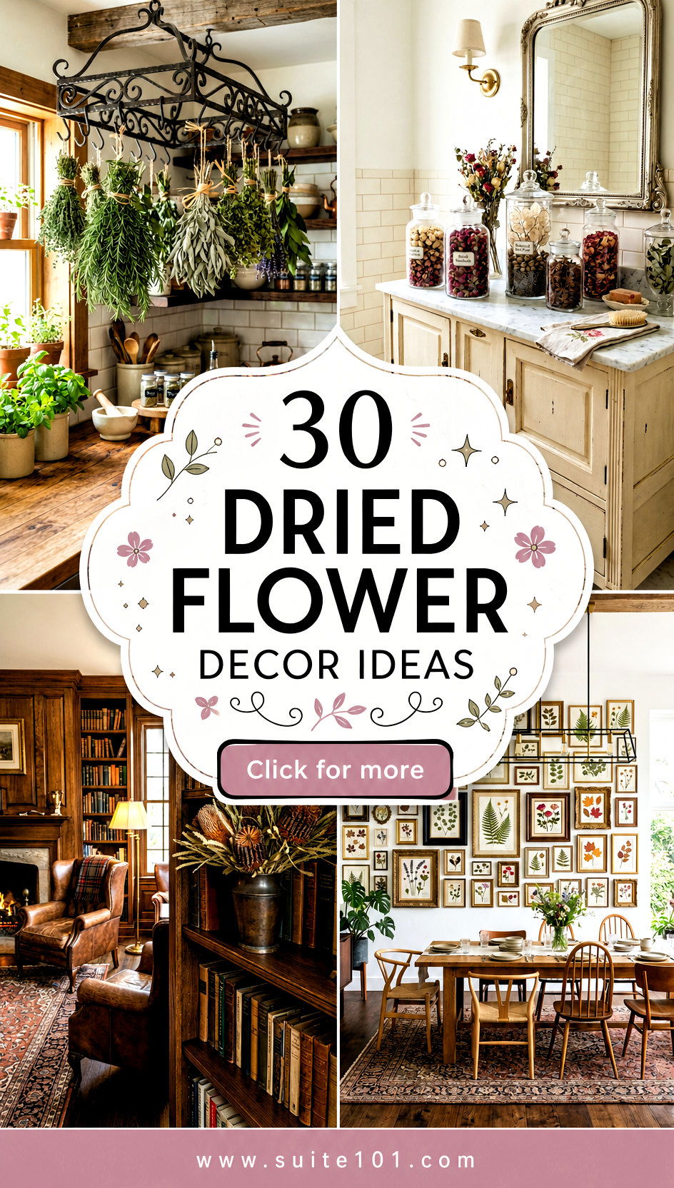 30 Dried Flower Decor Ideas for Easy Seasonal Styling - 30 Dried Flower Decor Ideas for Easy Seasonal Styling