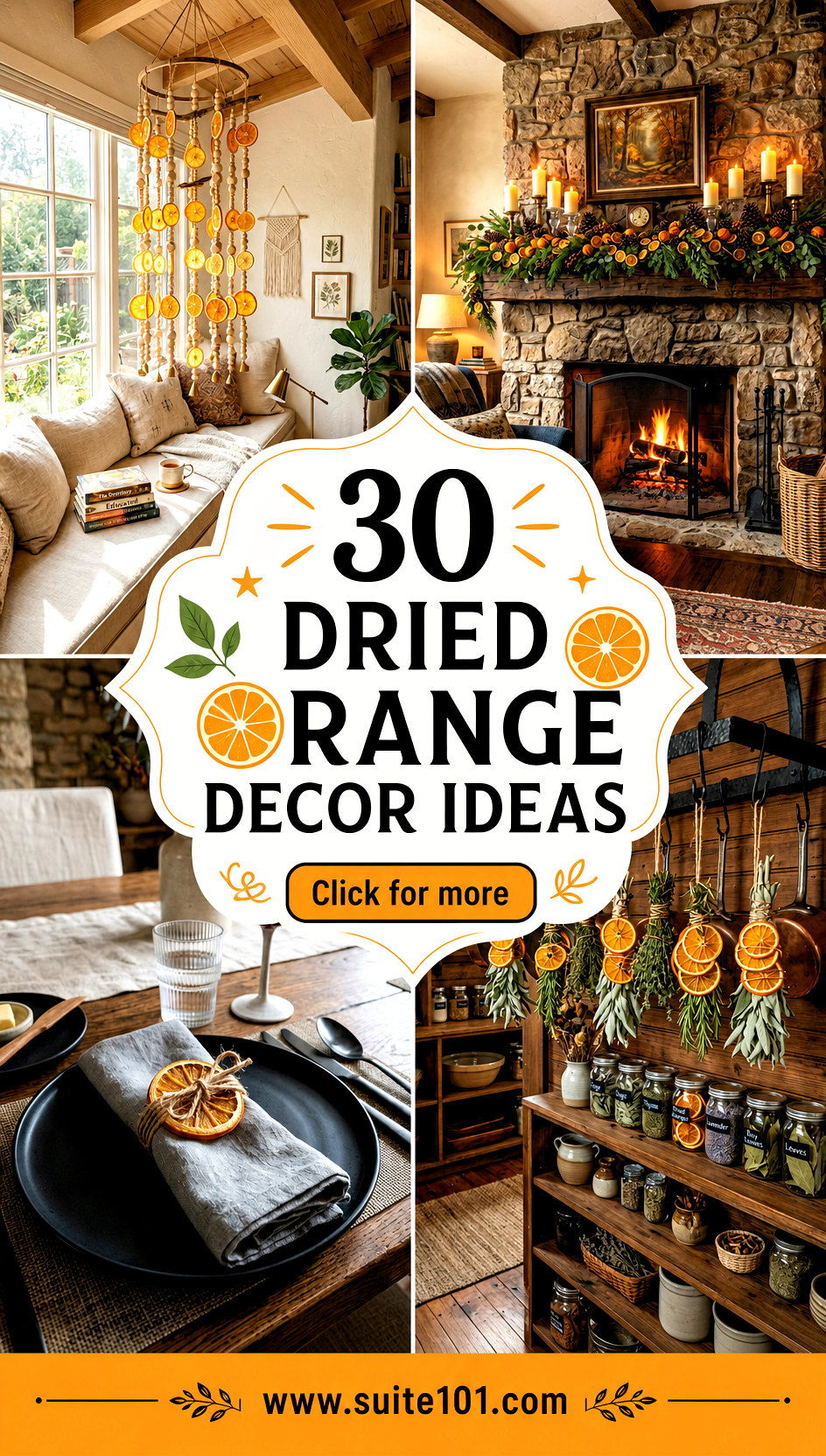 30 Dried Orange Decor Ideas to Brighten Home Naturally - 30 Dried Orange Decor Ideas to Brighten Home Naturally