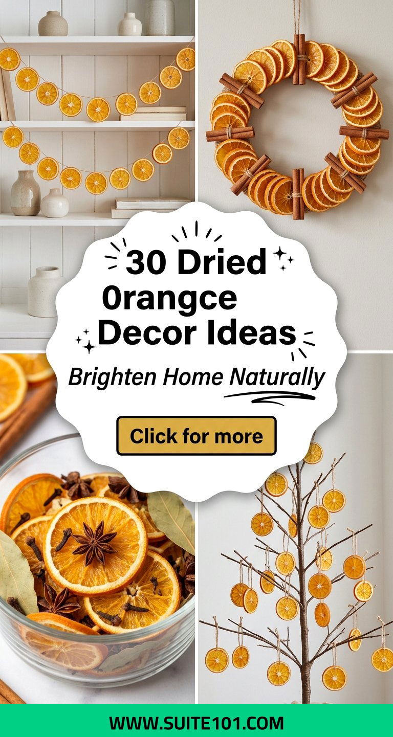 30 Dried Orange Decor Ideas to Brighten Home Naturally - 30 Dried Orange Decor Ideas to Brighten Home Naturally