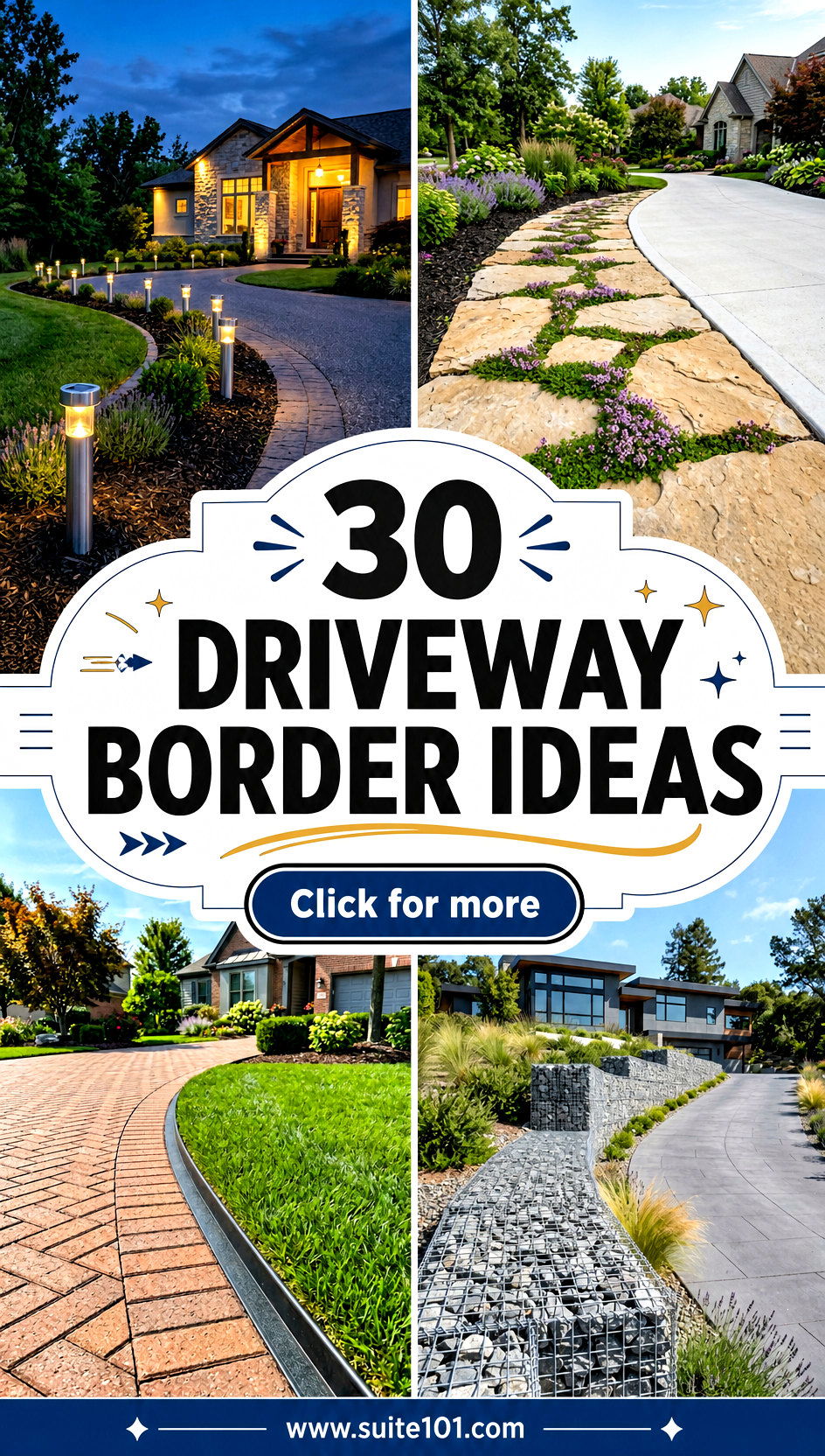 30 Driveway Border Ideas to Frame Your Entryway in Style - 30 Driveway Border Ideas to Frame Your Entryway in Style