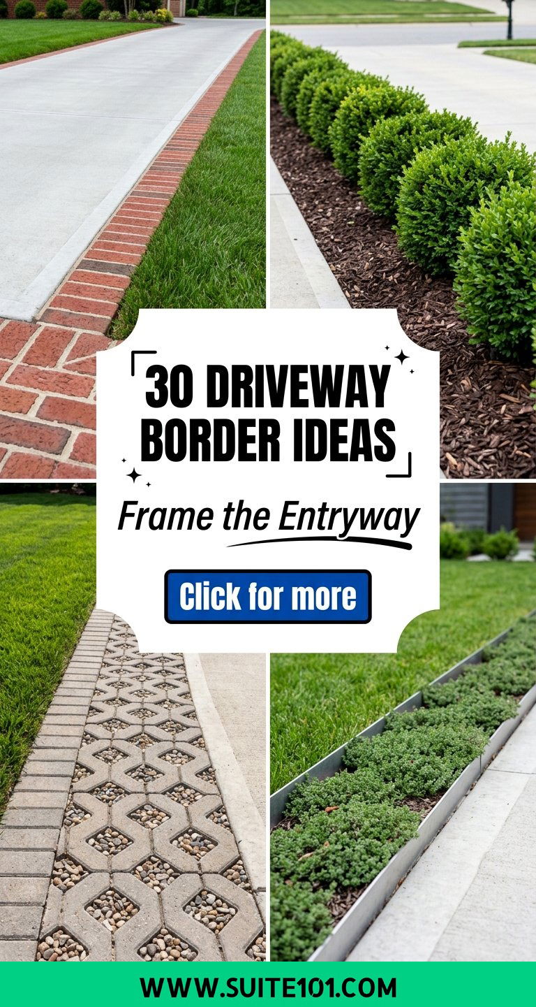 30 Driveway Border Ideas to Frame Your Entryway in Style - 30 Driveway Border Ideas to Frame Your Entryway in Style
