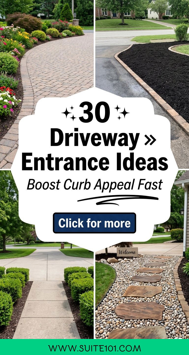 30 Driveway Entrance Ideas That Boost Curb Appeal Fast - 30 Driveway Entrance Ideas That Boost Curb Appeal Fast
