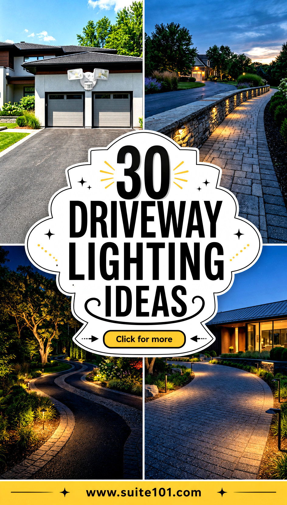 30 Driveway Lighting Ideas for Safer Nights and Views - 30 Driveway Lighting Ideas for Safer Nights and Views