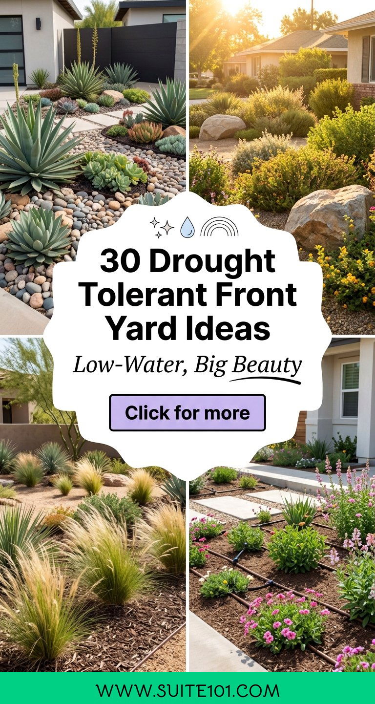 30 Drought Tolerant Front Yard Ideas for a Great Low-Water Look - 30 Drought Tolerant Front Yard Ideas for a Great Low-Water Look