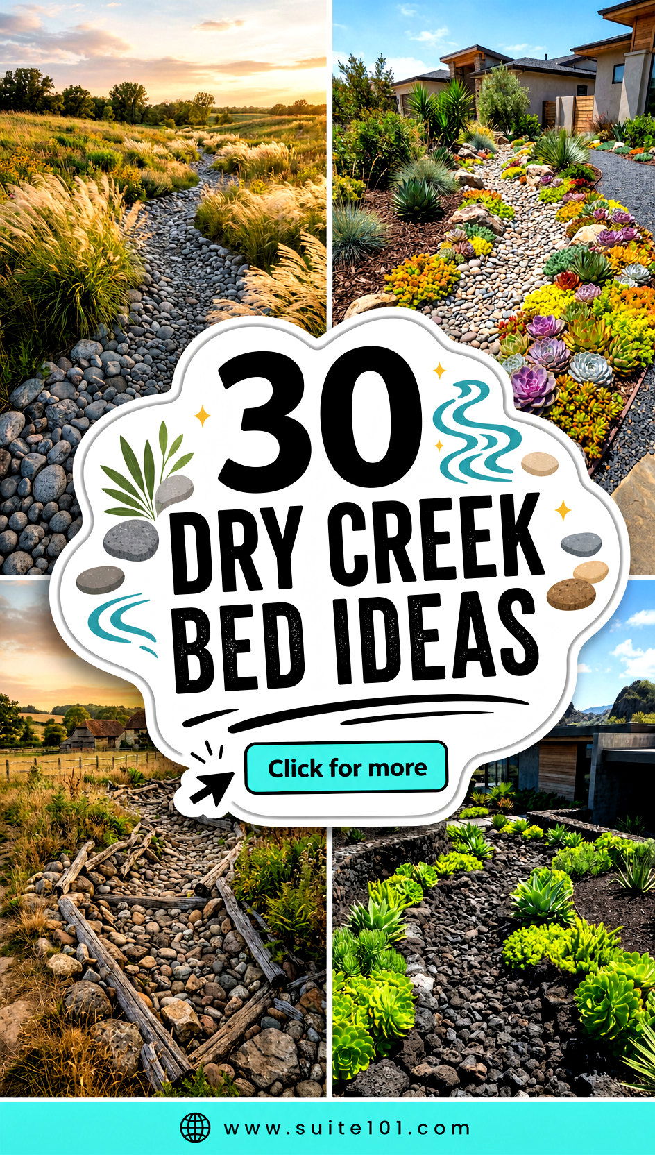 30 Dry Creek Bed Ideas to Control Drainage and Look Great - 30 Dry Creek Bed Ideas to Control Drainage and Look Great