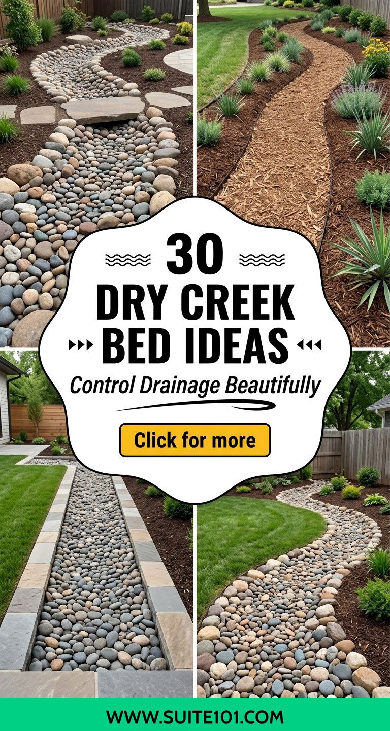 30 Dry Creek Bed Ideas to Control Drainage and Look Great - 30 Dry Creek Bed Ideas to Control Drainage and Look Great