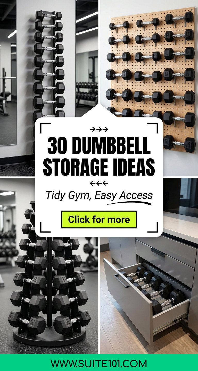 30 Dumbbell Storage Ideas to Keep Your Home Gym Tidy Always - 30 Dumbbell Storage Ideas to Keep Your Home Gym Tidy Always