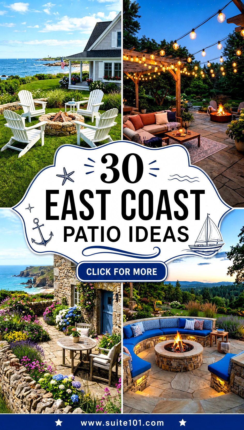 30 East Coast patio ideas for breezy outdoor entertaining - 30 East Coast patio ideas for breezy outdoor entertaining